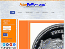 Tablet Screenshot of fakebullion.com